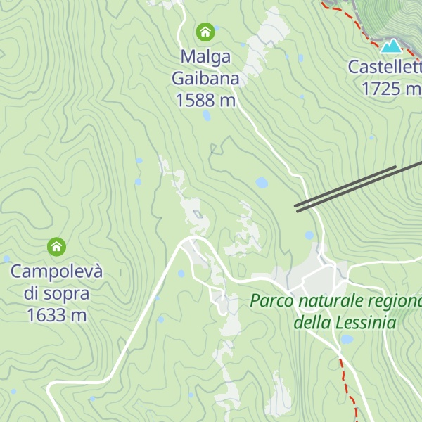 Map of Malga S. Giorgio
