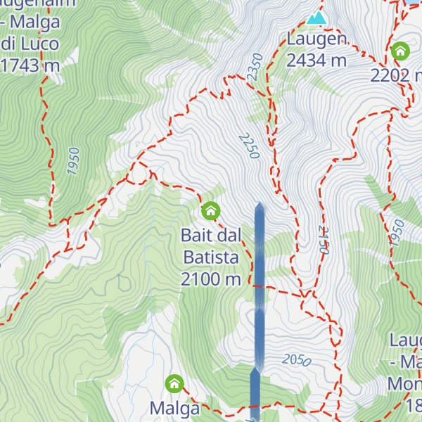 Map of Bait dal Batista
