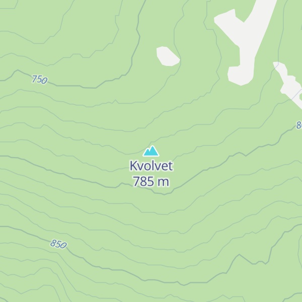 Map of Kvolvet