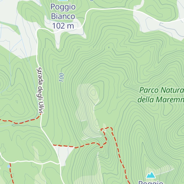 Map of Poggio alle Querce