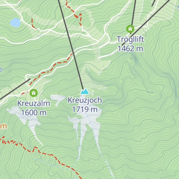Map of Kandaharhütte/Starthaus, Ski-Club Garmisch
