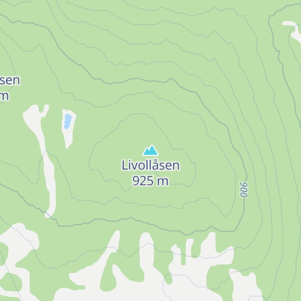 Map of Livollåsen