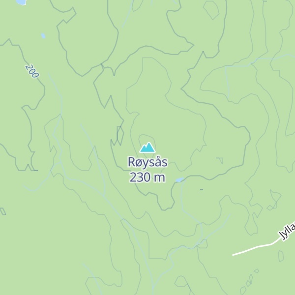 Map of Røysås