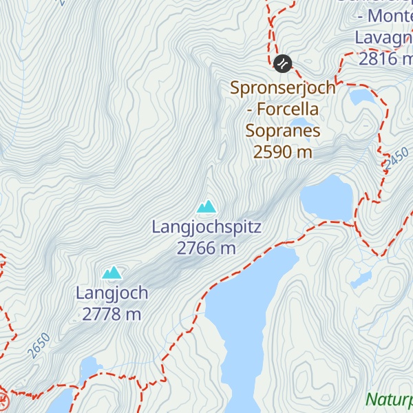 Map of Langjochspitz