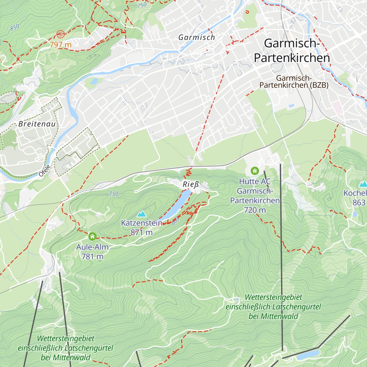 Riessersee Hotel map