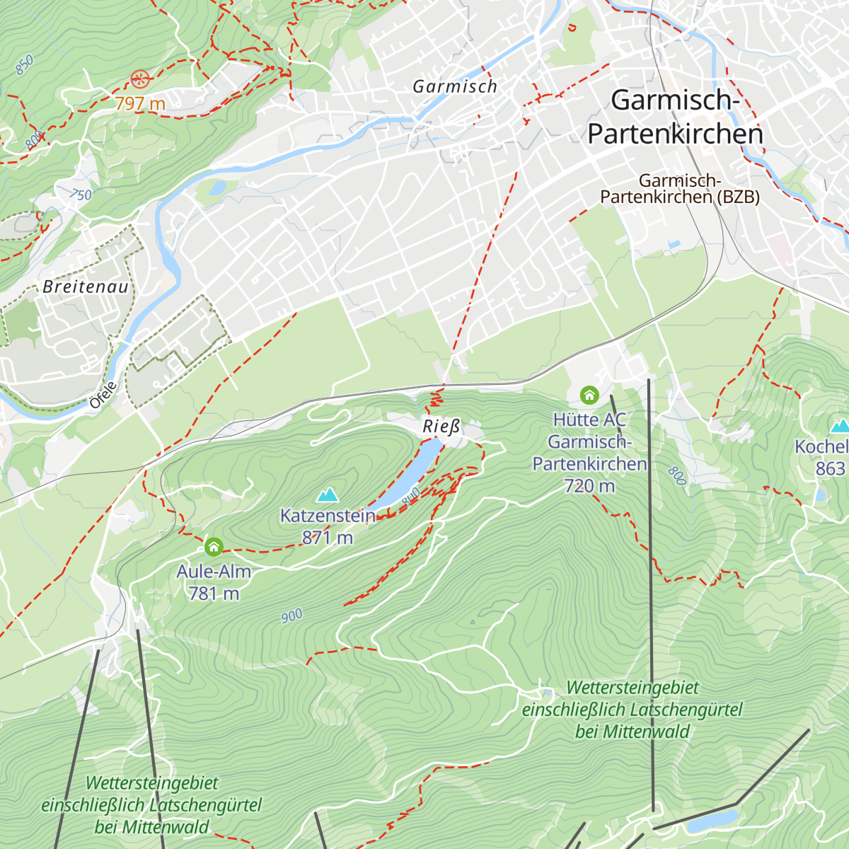 Riessersee Hotel map