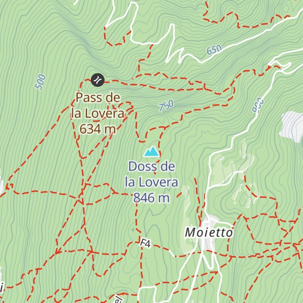 Map of Doss de la Lovera