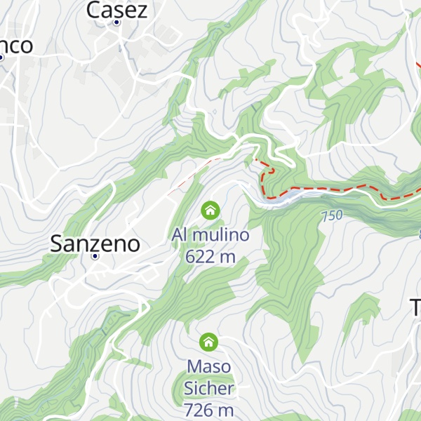 Map of Al mulino