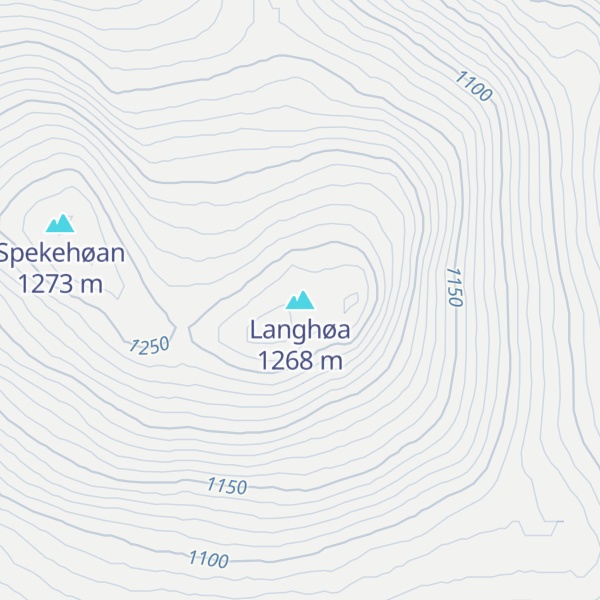 Map of Langhøa