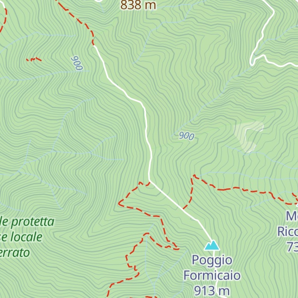 Map of Poggio Cavallino