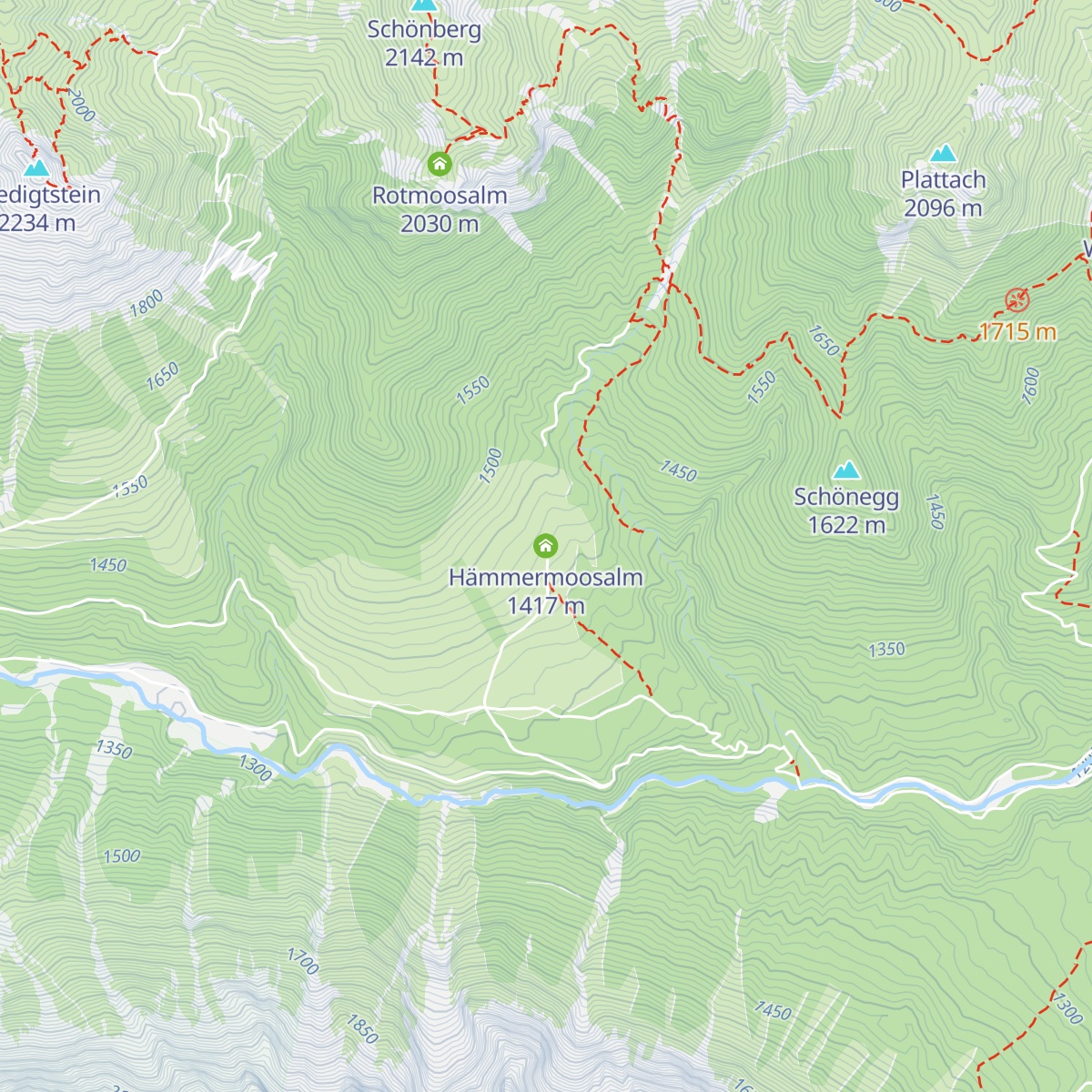 Hämmermoosalm map
