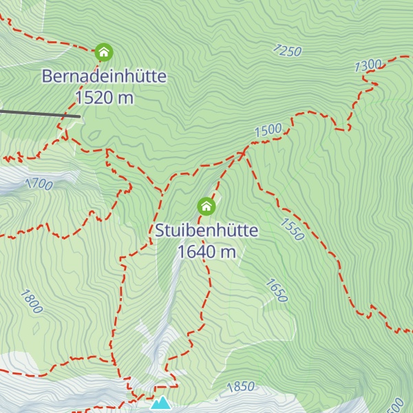 Map of Stuibenhütte