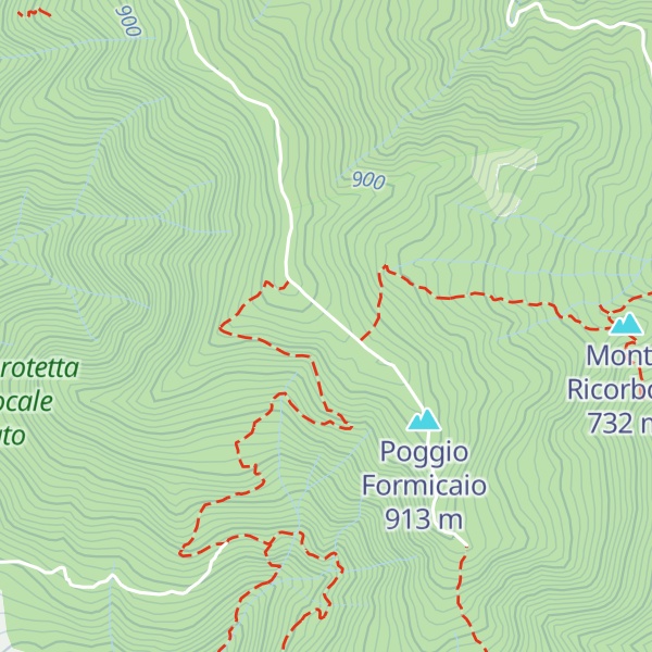 Map of Monte Javello