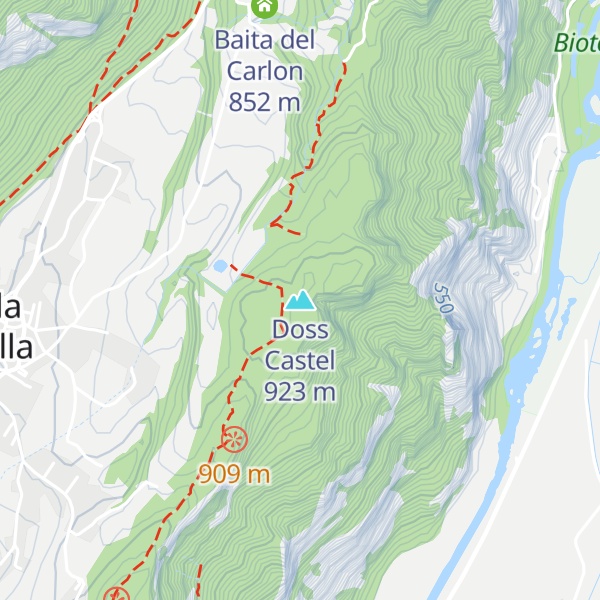 Map of Doss Castel
