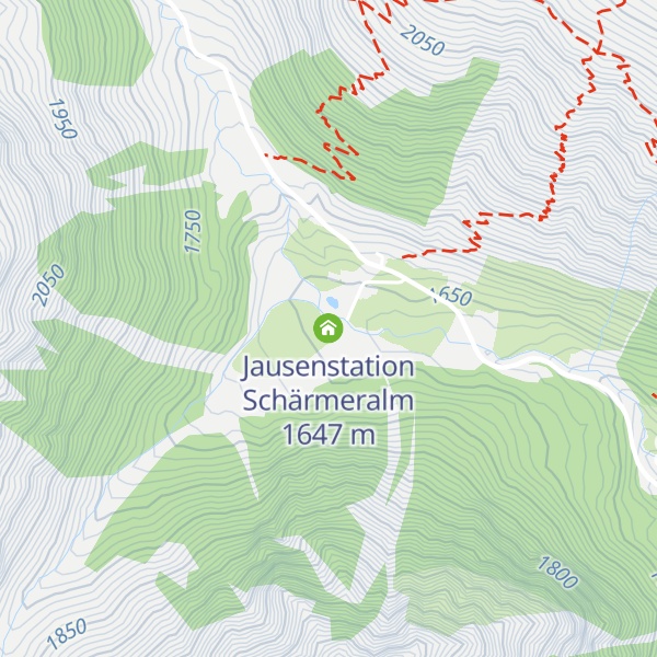 Map of Jausenstation Schärmeralm