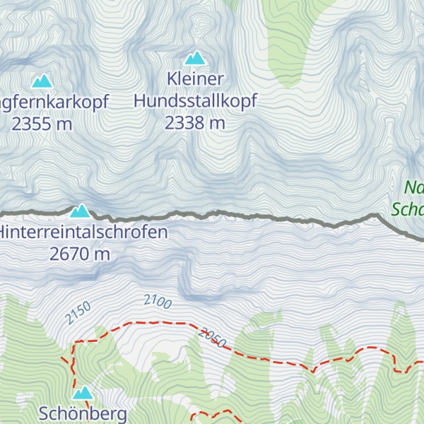 Map of Teufelsgrat
