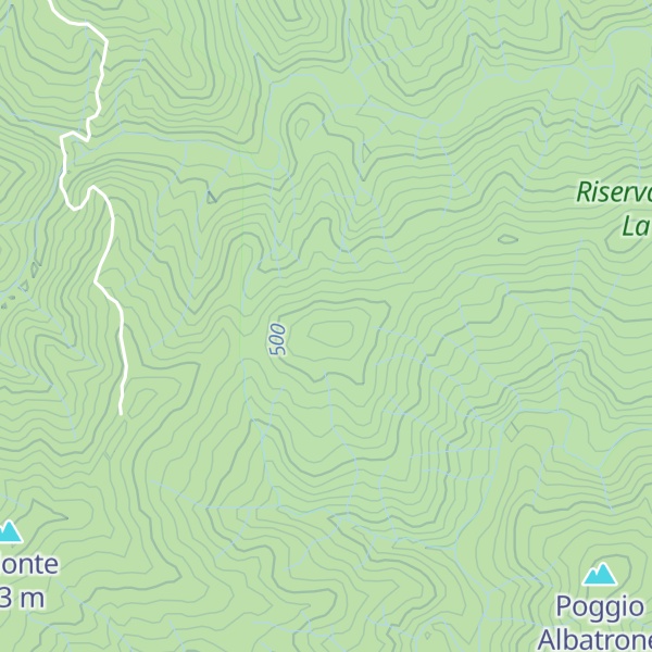 Map of Poggio Ricavolo