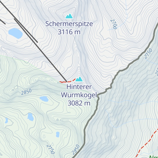 Map of Hinterer Wurmkogel