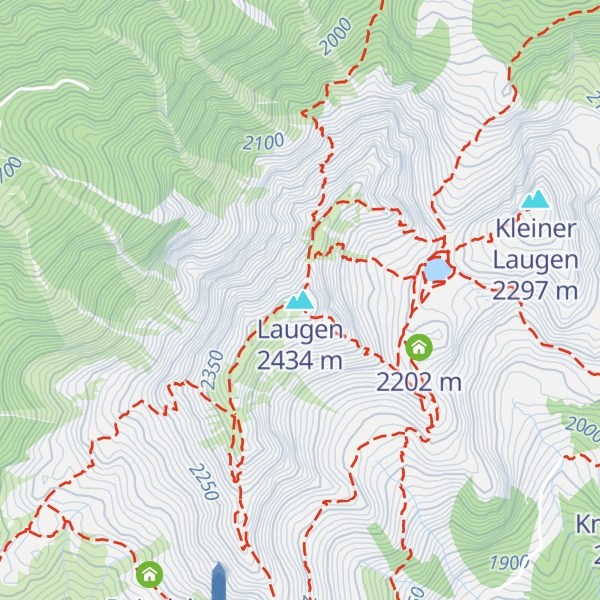 Map of Laugen