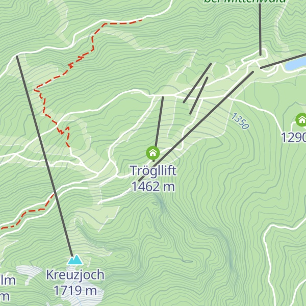 Map of Trögllift