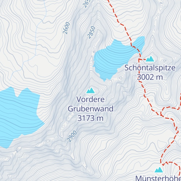 Map of Vordere Grubenwand