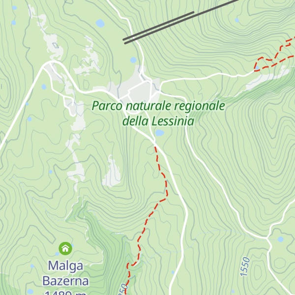 Map of Malga Campegno