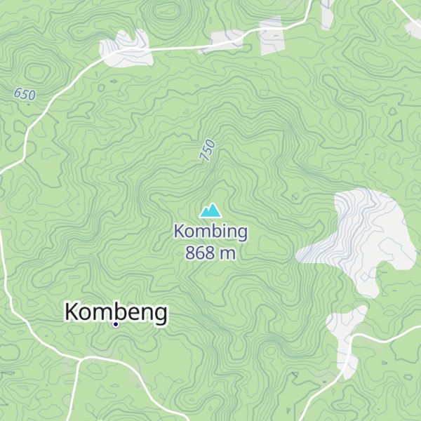 Map of Kombing