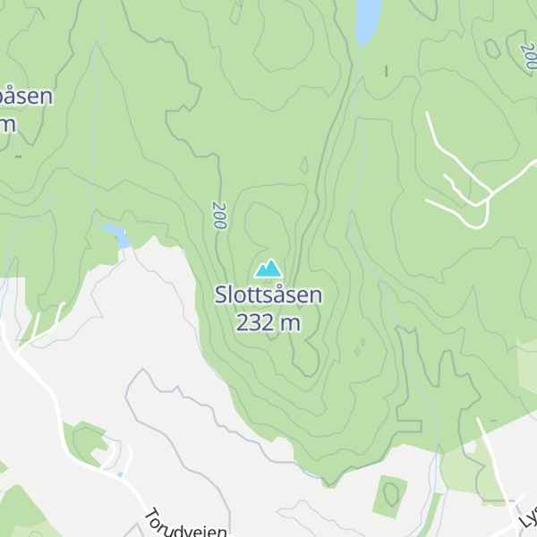 Map of Slottsåsen