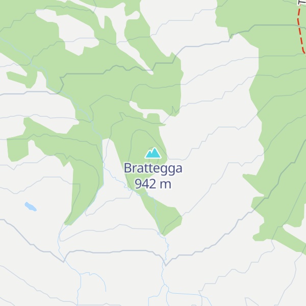 Map of Brattegga