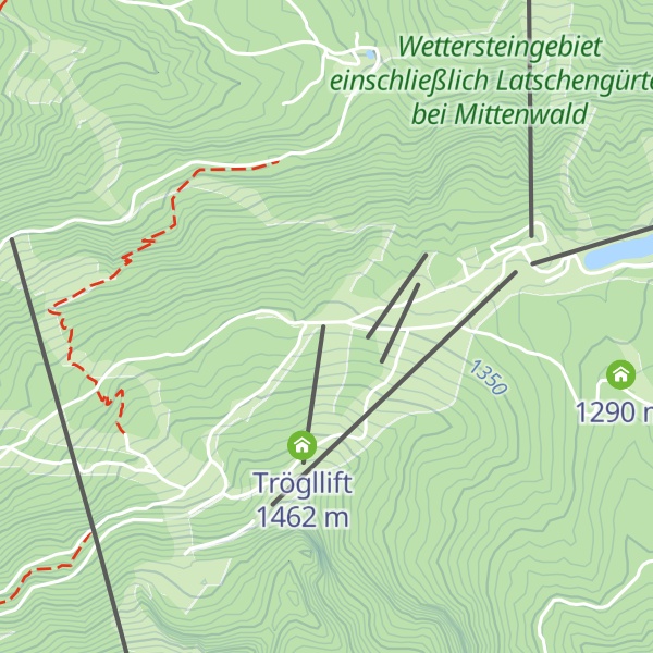 Map of Trögllift