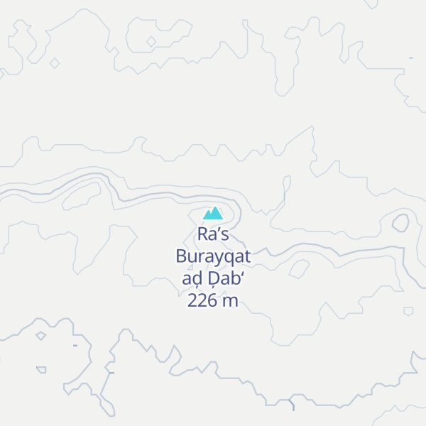 Map of Ra’s Burayqat aḑ Ḑab‘