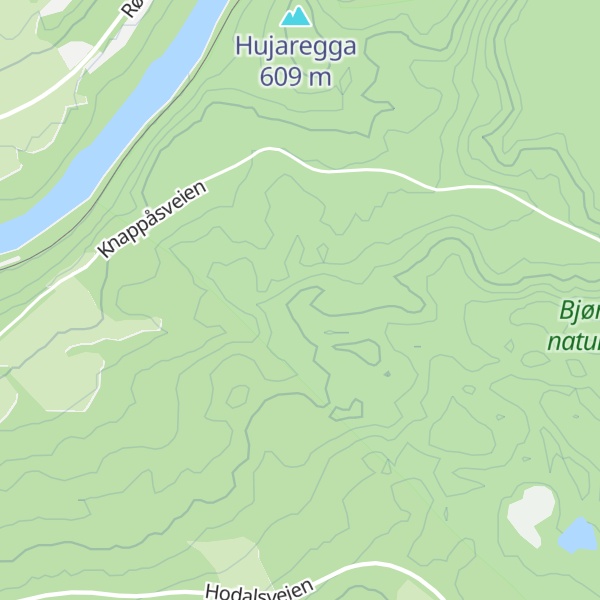 Map of Bjøreggan