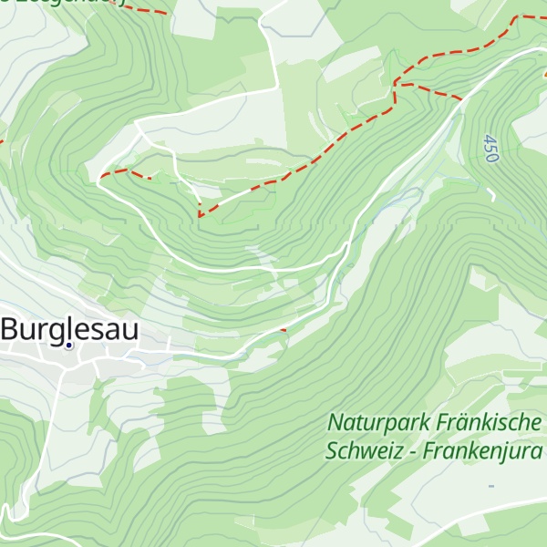 Map of Diensthütte Bergwacht Bamberg