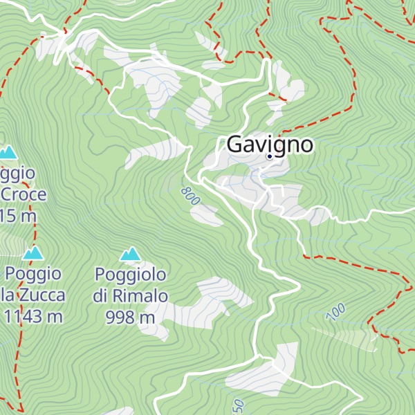Map of Capanna del Rosso