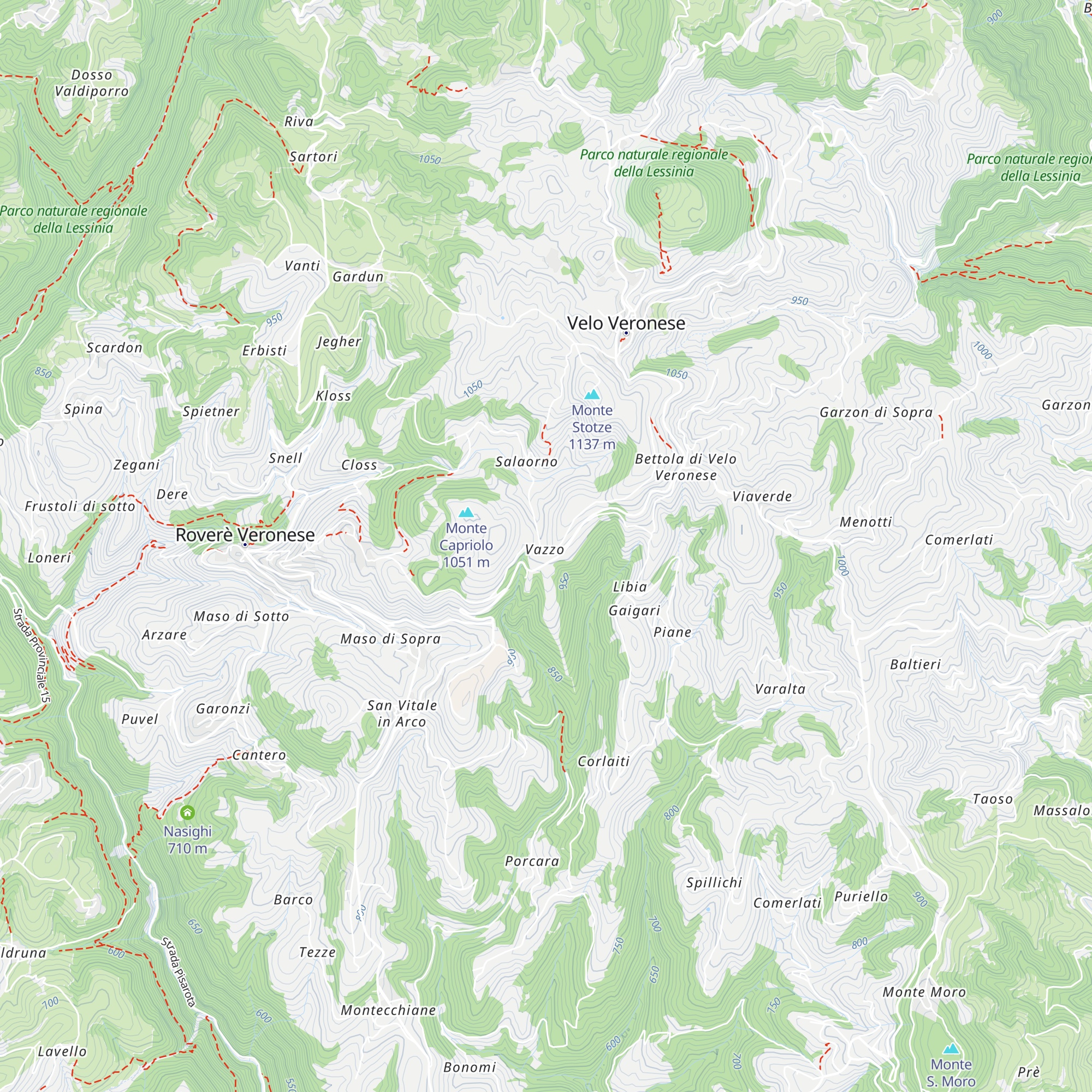 Malga Vazzo map