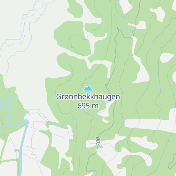 Map of Grønnbekkhaugen