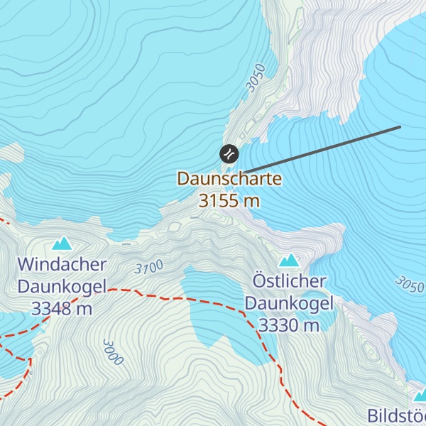 Map of Westlicher Daunkogel