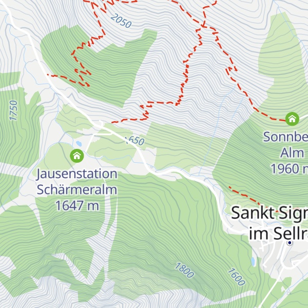 Map of GH Sonnenalm