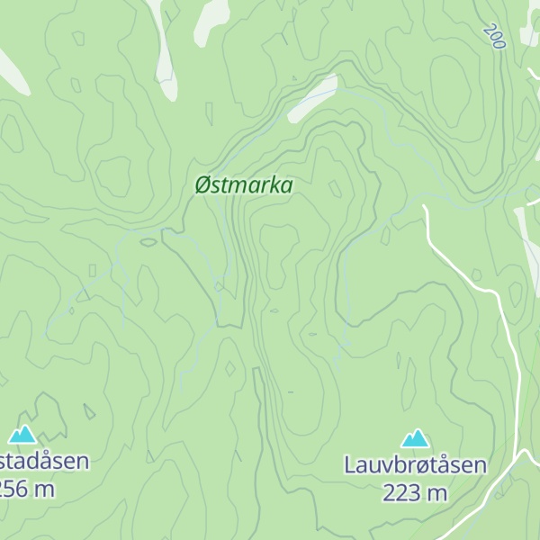 Map of Brenningsåsen