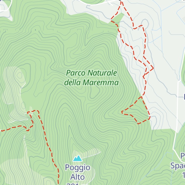 Map of Poggio alle Pescine
