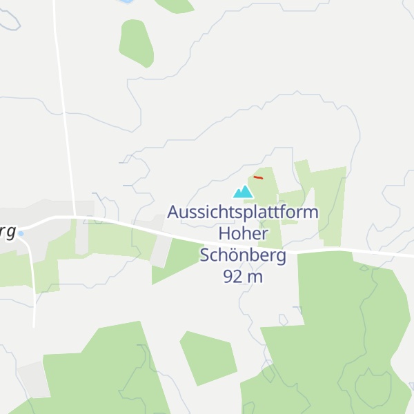 Map of Hoher Schönberg