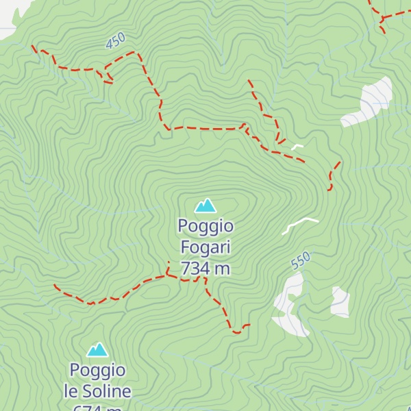 Map of Poggio Fogari