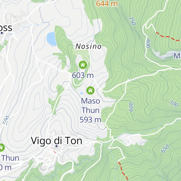 Map of Maso Thun