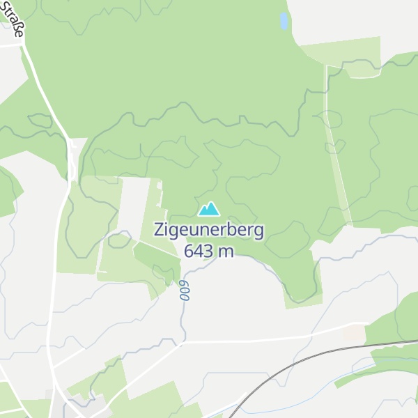 Map of Zigeunerberg
