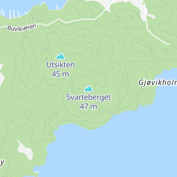 Map of Svarteberget