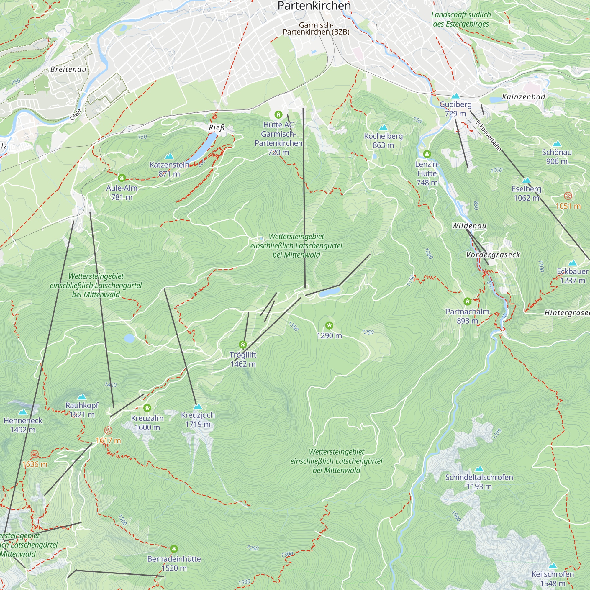 Garmischer Haus map