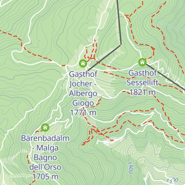 Map of Familyalm Gampl - Albergo Gampl