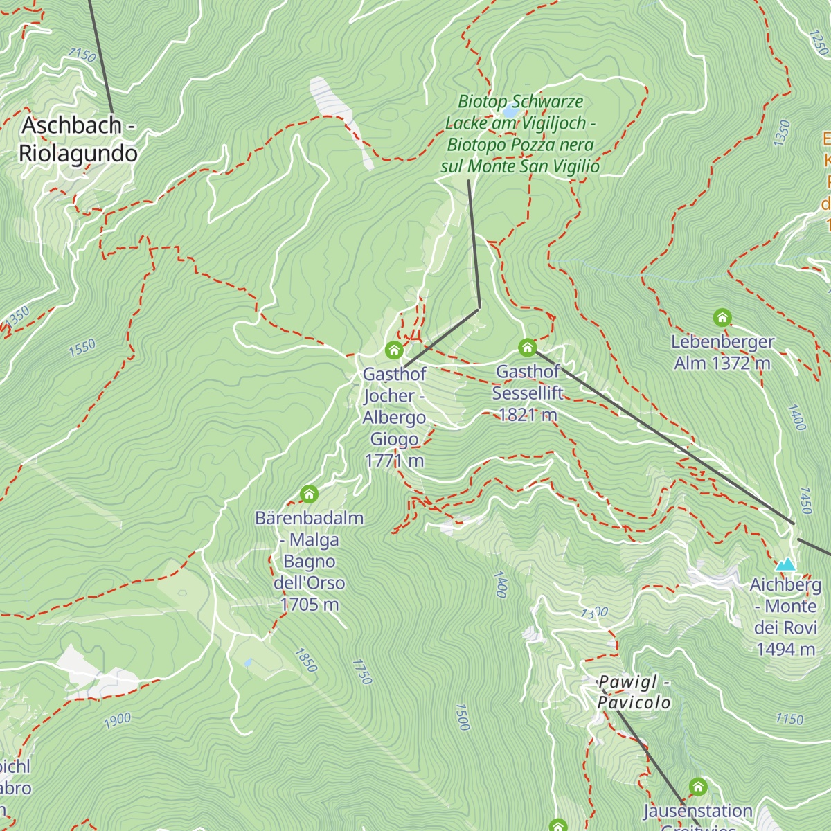 Familyalm Gampl - Albergo Gampl map