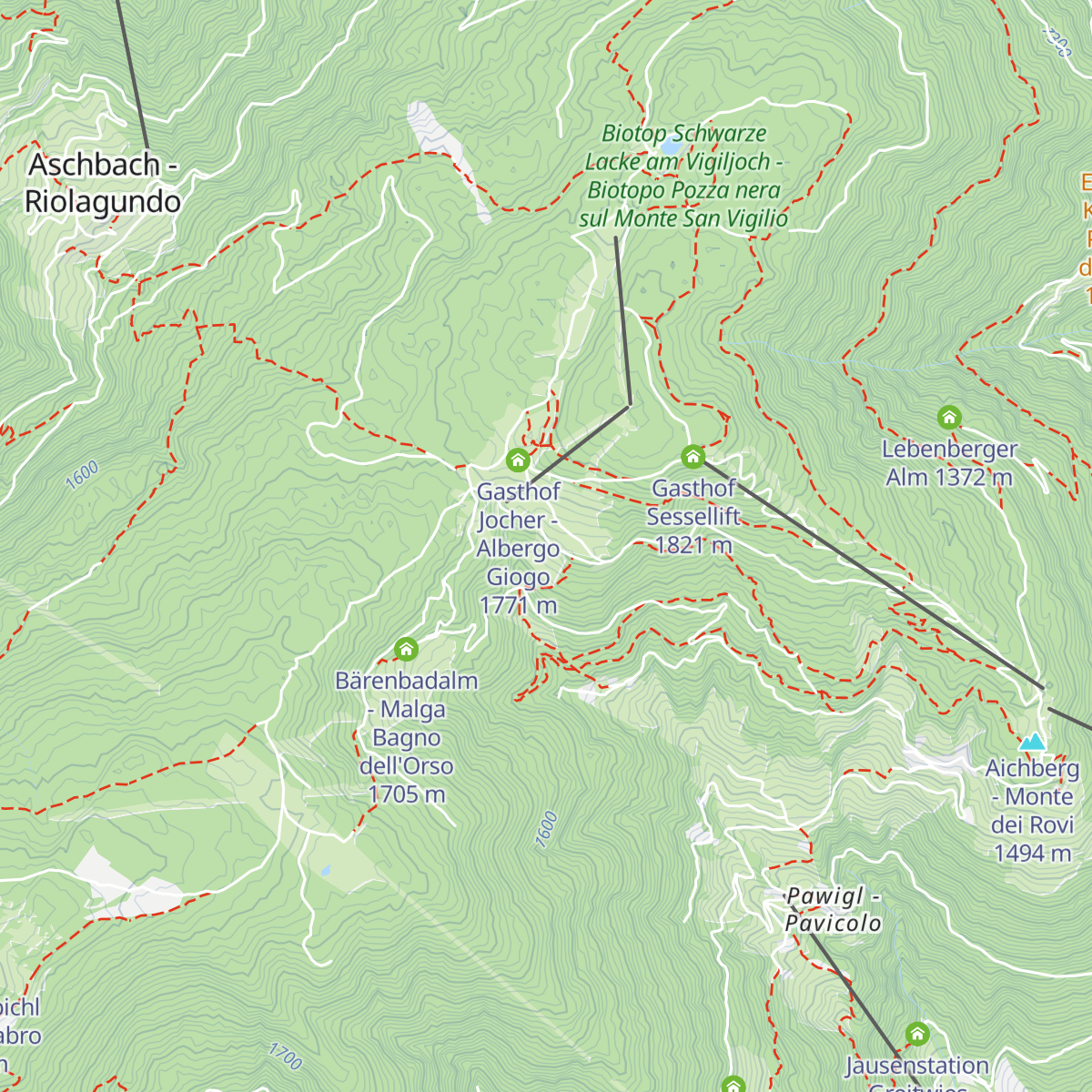 Familyalm Gampl - Albergo Gampl map
