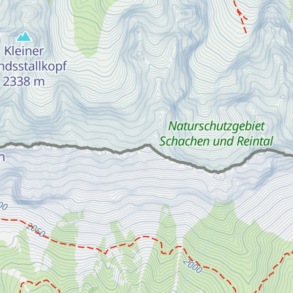 Map of Großer Hundstallkopf